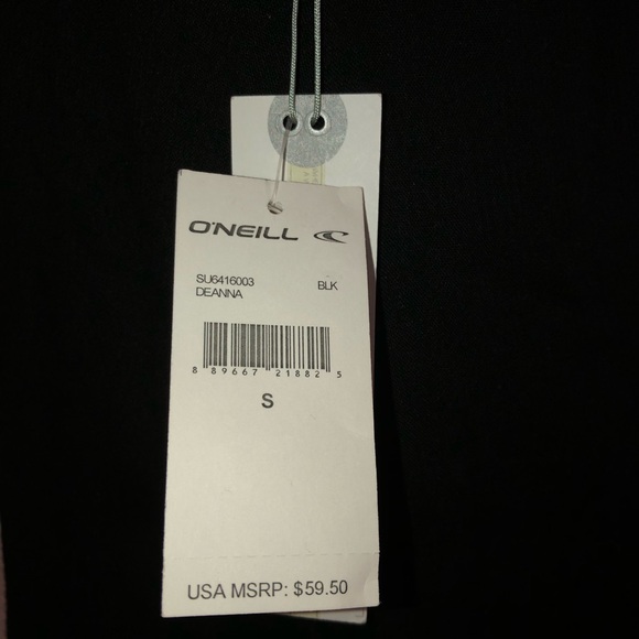 O'Neill Deanna Black White Dress Small NWT - Picture 6 of 8